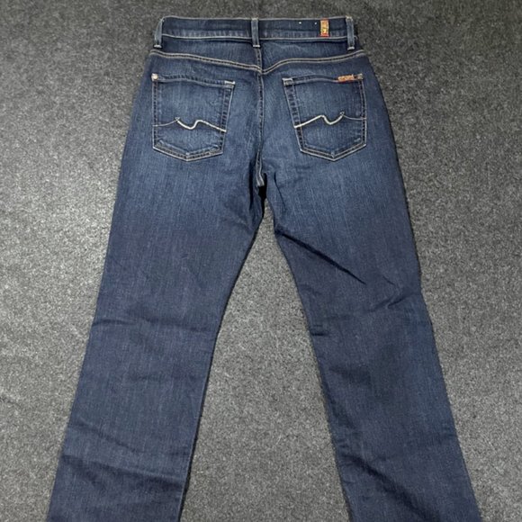 7 For All Mankind AUSTYN Women's Size 30 (W30xL32) Dark Wash Jeans - Picture 1 of 14
